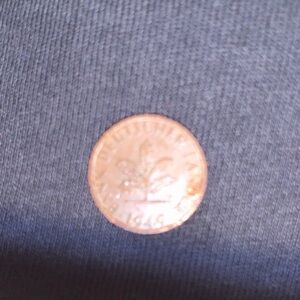 Vintage German Coin 1 Pfennig 1949 🇩🇪🪙